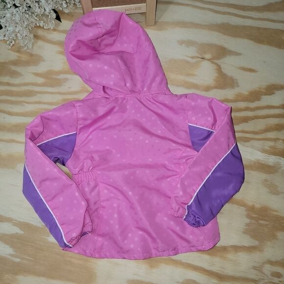 Girls Pink and Purple Lightweight Jacket - Picture 6 of 6